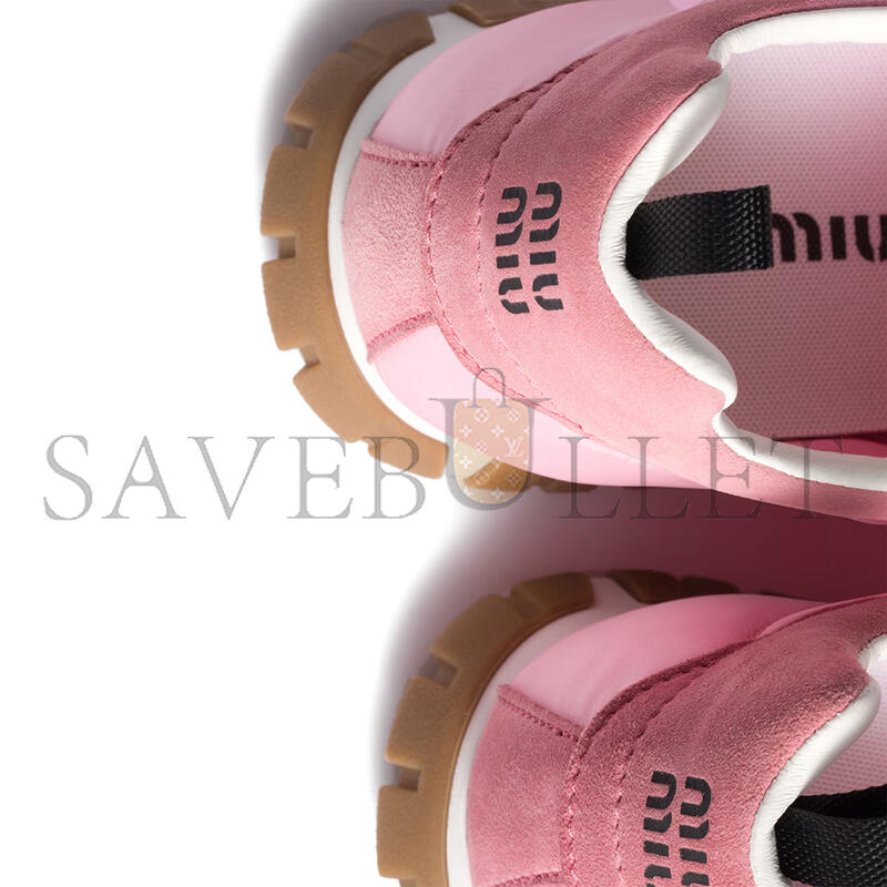 M1v M1v tyre technical fabric and suede sneakers 5e417e